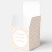 Ballotins Boîte de faveurs classique Terrazzo - Orange Peach (Ouvert)