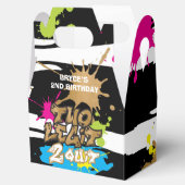 Ballotins Boîte de Faveurs d'Anniversaire Couleurs Néon Two  (Ouvert)