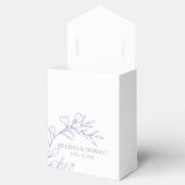 Ballotins Boîte de Faveurs de Fleurs de Pervenche (Ouvert)