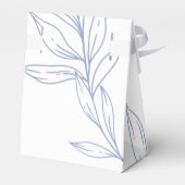 Ballotins Boîte de Faveurs de Fleurs de Pervenche (Arrière)