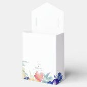 Ballotins Boîte de Faveurs de Fleurs Vibrantes Bohème (Ouvert)