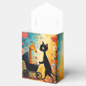 Ballotins Boîte de faveurs de girafe de chat mignon (Ouvert)