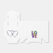 Ballotins Boîte de faveurs de mariage (Déplié)