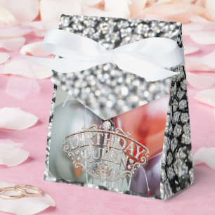 Ballotins Boîte de Faveurs Diamants Reine d'Anniversaire
