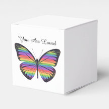 Boîte de Faveurs Papillon Tu Es Aimé