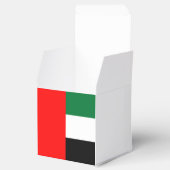 Ballotins Boîte de faveurs patriotiques avec drapeau des Émi (Ouvert)