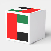 Ballotins Boîte de faveurs patriotiques avec drapeau des Émi (Arrière)