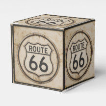 Boîte de faveurs Route 66 Vintage 2