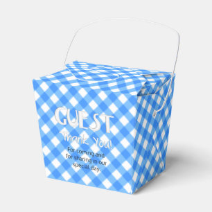 Ballotins BOÎTE DE FAVORISATION 6-PASTEL BLUE-PARTY, style à