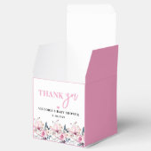 Ballotins Boîte de Fête Bébé Fleur Rose (Ouvert)