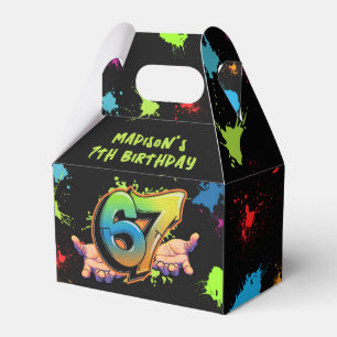 Ballotins Boîte de Fête d'Anniversaire Graffiti Six Sept