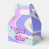 Ballotins Boîte de Fête de Mariage Rétro Disco Good Vibes (Arrière)