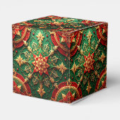 Ballotins Boîte de Fête Décorative Rouge Vert (Arrière)