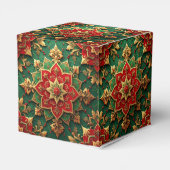 Ballotins Boîte de Fête Décorative Rouge Vert (Arrière)