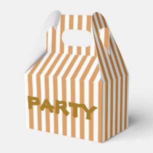 Ballotins Boîte De Fête Orange Et Crème Frappe Favoriser