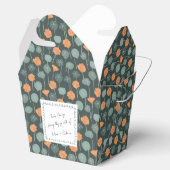 Ballotins Boîte de fleurs avec note personnalisée dessinée à (Ouvert)