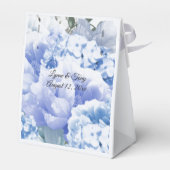 Ballotins Boîte de fleurs mixtes bleues monochromes (Arrière)