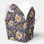 Ballotins Boîte de friandises à faveur florale (Ouvert)