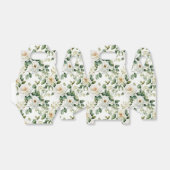 Ballotins Boîte de friandises à faveur florale (Déplié)