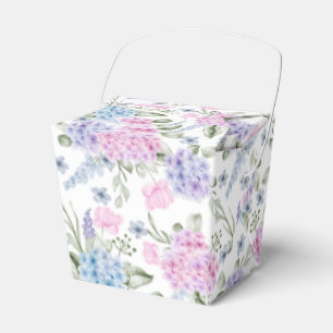 Ballotins Boîte de friandises à motif d'hortensia pour fête