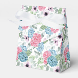 Ballotins Boîte de friandises à motif d'hortensia pour fête