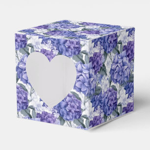 Ballotins Boîte de friandises à motif d'hortensia pour fête