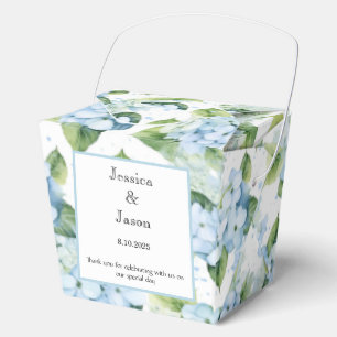 Ballotins Boîte de friandises à motif d'hortensia pour fête