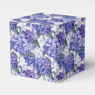 Ballotins Boîte de friandises à motif d'hortensia pour fête