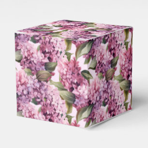 Ballotins Boîte de friandises à motif lilas pour fête