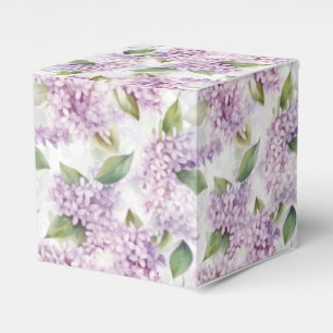 Ballotins Boîte de friandises à motif lilas pour fête