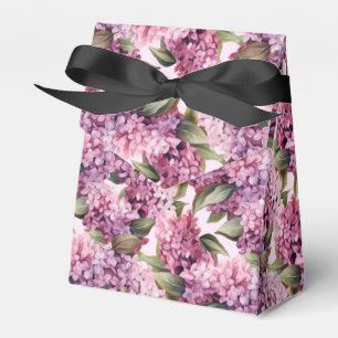 Ballotins Boîte de friandises à motif lilas pour fête