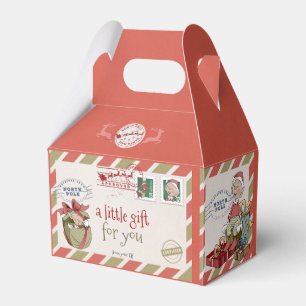 Ballotins Boîte de friandises cadeau de lutin de Noël