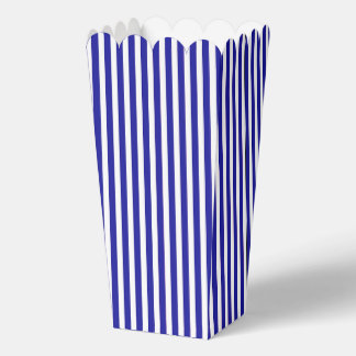Ballotins Boîte de friandises de pop-corn bleu et blanc