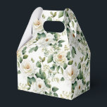 Ballotins Boîte de friandises Floral Favor<br><div class="desc">La boîte de friandises pour la fête est présentée avec une belle impression florale de rose blanche. 
Personnalisez cet article ou achetez-le tel quel.
Conseil : il suffit d'ajouter vos excellentes friandises et un ruban de fête.



Image sous licence</div>