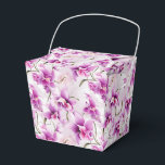 Ballotins Boîte de friandises Orchidées Party<br><div class="desc">La boîte de faveur de fête est présentée avec une belle impression florale d'orchidées violettes. 
Personnalisez cet article ou achetez-le tel quel.
Conseil : Ajoutez simplement vos excellentes friandises et ajoutez un ruban de fête.



Image sous licence</div>