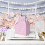 Ballotins Boîte de friandises pour fête<br><div class="desc">La boîte de faveur de fête est présentée dans une couleur mauve élégante.</div>