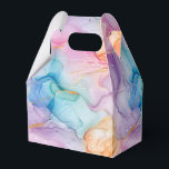 Ballotins Boîte de friandises pour fête<br><div class="desc">La boîte de faveurs de fête est illustrée d'une jolie impression d'art en tourbillon d'encre colorée. Personnalisez cet article et ajoutez-y ou achetez-le tel quel. Conseil : Ajoutez-y un autocollant avec des noms et ajoutez du ruban joli. Image sous licence Conseil : Il suffit d'ajouter vos excellentes friandises et du...</div>