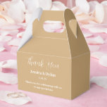 Ballotins Boîte de friandises pour fête<br><div class="desc">La boîte de faveur de fête est montrée dans une couleur de brindille.
Personnalisez cet article et changez le texte d'exemple pour le vôtre.
Astuce : Ajoutez simplement vos excellentes friandises et un ruban festif.</div>