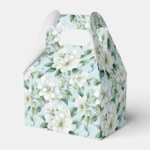 Ballotins Boîte de friandises pour fête aux fleurs blanches (Verso)