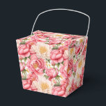 Ballotins Boîte de friandises pour fête aux pivoines roses<br><div class="desc">La boîte de faveur de fête est présentée avec une belle impression florale de pivoines roses. 
Personnalisez cet article ou achetez-le tel quel.
Conseil : Ajoutez simplement vos excellentes friandises et un ruban festif.



Image sous licence</div>