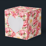 Ballotins Boîte de friandises pour fête aux pivoines roses<br><div class="desc">La boîte de faveur de fête est présentée avec une belle impression florale de pivoines roses. 
Personnalisez cet article ou achetez-le tel quel.
Conseil : Ajoutez simplement vos excellentes friandises et un ruban festif.



Image sous licence</div>