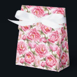 Ballotins Boîte de friandises pour fête avec impression de p<br><div class="desc">La boîte de faveurs de fête est présentée avec une belle impression florale de pivoines roses. 
Personnalisez cet article ou achetez-le tel quel.
Conseil : il suffit d'ajouter vos excellentes friandises et un ruban festif.



Image sous licence</div>