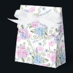 Ballotins Boîte de friandises pour fête avec impression d'ho<br><div class="desc">La boîte de faveurs de fête est présentée avec une impression florale d'hortensia. 
Personnalisez cet article ou achetez-le tel quel.
Conseil : Il suffit d'ajouter vos excellentes friandises et un ruban festif.</div>