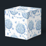 Ballotins Boîte de friandises pour fête avec impression d'ho<br><div class="desc">La boîte de faveur de fête est présentée avec une impression florale d'hortensia. 
Personnalisez cet article ou achetez-le tel quel.
Conseil : Ajoutez simplement vos excellentes friandises et un ruban de fête.</div>