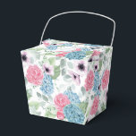 Ballotins Boîte de friandises pour fête avec impression d'ho<br><div class="desc">La boîte de faveur de fête est présentée avec une impression florale d'hortensia. 
Personnalisez cet article ou achetez-le tel quel.
Conseil : Ajoutez simplement vos excellentes friandises et un ruban de fête.</div>