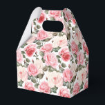 Ballotins Boîte de friandises pour fête avec roses roses<br><div class="desc">La boîte de faveur de fête est illustrée d'une belle impression florale de roses roses. 
Personnalisez cet article ou achetez-le tel quel.
Conseil : il suffit d'ajouter vos excellentes friandises et un ruban de fête.



Image sous licence</div>