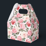 Ballotins Boîte de friandises pour fête avec roses roses<br><div class="desc">La boîte de faveur de fête est illustrée d'une belle impression florale de roses roses. 
Personnalisez cet article ou achetez-le tel quel.
Conseil : il suffit d'ajouter vos excellentes friandises et un ruban de fête.



Image sous licence</div>