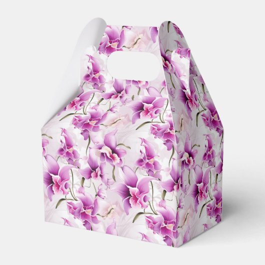 Ballotins Boîte de friandises pour fête des Orchidées (Verso)