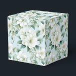 Ballotins Boîte de friandises pour fête florale blanche<br><div class="desc">La boîte de faveurs de fête est présentée avec une belle impression florale blanche. 
Personnalisez cet article ou achetez-le tel quel.
Conseil : il suffit d'ajouter vos excellentes friandises et un ruban de fête.



Image sous licence</div>