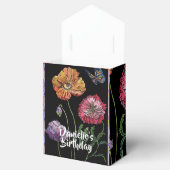 Ballotins Boîte de gâteau d'anniversaire fleur Poppy rouge o (Ouvert)